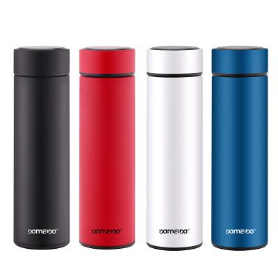 China Business Dameida Wholesale Price 304 Stainless Steel Insulation Cups Vacuum Flasks Customized Led Double Wall Water Bottle for sale