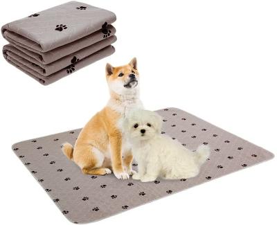 China Wholesale 2022 Waterproof CR Absorb Dog Puppy Reusable Washable Pet Pee Pads For Dogs for sale