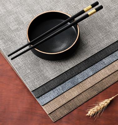 China 2022 Tabletex Heat Insulation PVC Table Top Soft Texture Technology Soft Workmanship Leather Place Mat For Restaurant Table Mat for sale