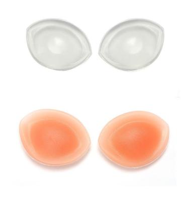 China Push Up Bra Filler Silicone Gel Bra Inserts Clear Breast Lift Reusable Breast Bra Filler Enhancers Waterproof for sale