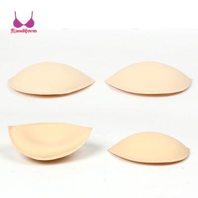 China Lift Up Bra Pads Wholesale Sponge Bra Pads Removable Swimsuit Insert Enhancer Lift Up Cleavage Bra Pad for sale