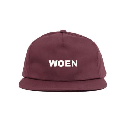 China JOINT Design Your Own 5 Panel Unstructured Nylon Snapback Hat for sale