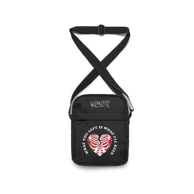 China Custom Printed Water Proof Strap Cross - Body Bag Embroidery Side Bag Fanny Pack Logo Package for sale