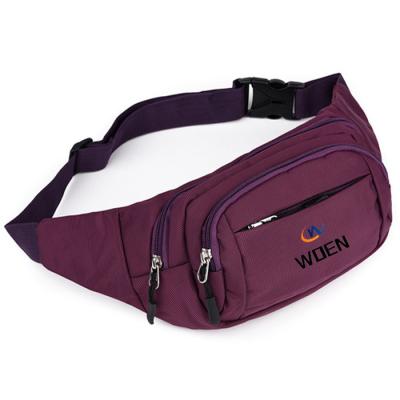 China Hot Sale Water Proof Waterproof Nylon Travel Waist Bag Running Canvas Fanny Pack Mobile Phone Bag for sale