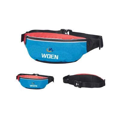 China Water Proof Custom Your Brand Logo Fanny Pack Men Hiking Running Waterproof Gym Waist Bag for sale