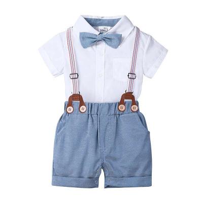 China Casual 2PCS Sets Summer Infant Baby Clothes Romper Baby Jumpsuits Outfits Sets Baby Clothing Sets for sale