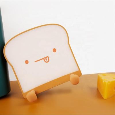 China Cartoon LED USB Rechargeable Atmosphere Night Light Personalised Toast Night Light for sale