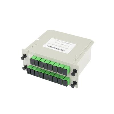 China Mini Fiber 1x4 1x 8 Module 1x16 FTTH OMC FTTH PLC Splitter LGX Plug-in Cassette Box Shaped lgx lgx for sale