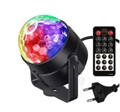 China Colorful Rotating Crystal Magic Ball LED Magic Ball LED Stage Color Ball Light DJ Disco Festival Projection Light Atmosphere for sale