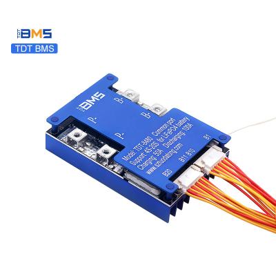 China Smart rv TDT bms 48v 100A bms 14s li-ion with balance and temperature sensor battery bms for sale