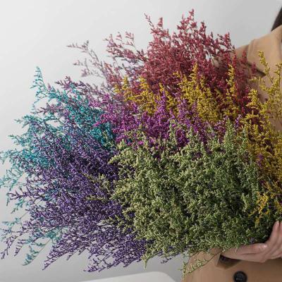 China Natural Touch Everlasting Flowers Limonium Bouquet Bundles Real Freshly Harvested Arrangements Preserved Plant Group Limonium for sale