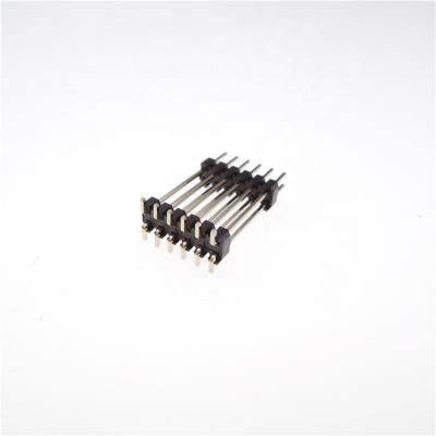 China Free Sample 1.27mm 2.0mm 2.54mm Double Pitch Vertical Row Vertical Row Insulator SMT SMD Header Male Socket Pin Header for sale