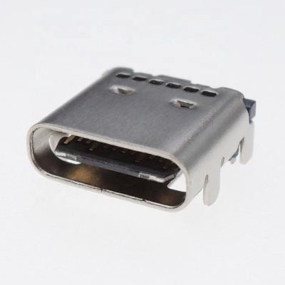 China 24 Pin USB-C Female L=7.9mm SMD SMT Type C Connector Plug 24P USB C Female Right Angle Type High Speed ​​CONNECTOR for sale