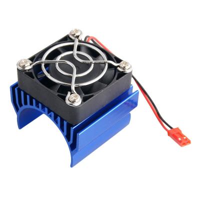 China RC Hobby 540/550/3650 Motor Radiator 36mm Diameter Motor Radiator/Cooler With Bll Supporting Fan For RC Model Car Modified Parts for sale