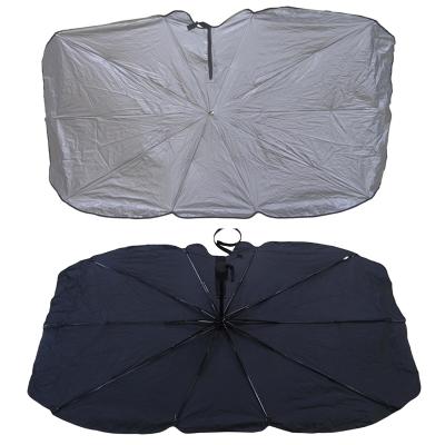 China Sun Block Black Block Heat UV Sun Shade Car Windshield Sun Block Umbrella UV Windshield Umbrella for sale