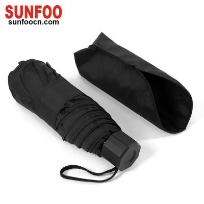 China Wholesale Compact Size 23 Inch 8 Ribs 5 Fold Strong Windproof Umbrella for sale