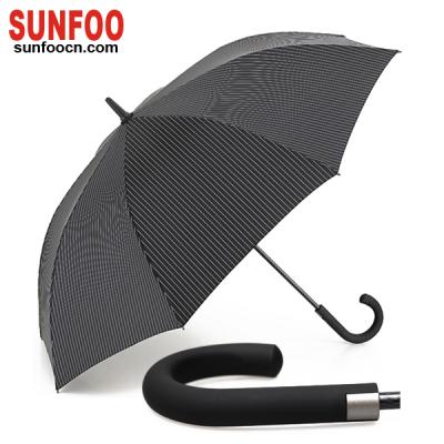 China Hanging Walking Upright Umbrella - Windproof Gentleman Classic Style High Quality Fiberglass for sale