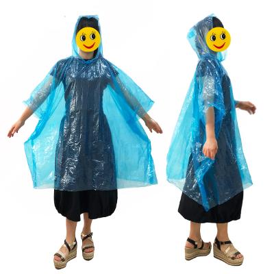 China Free Sample Raincoat Adults Rain Poncho Disposable Waterproof Plastic Raincoat for sale