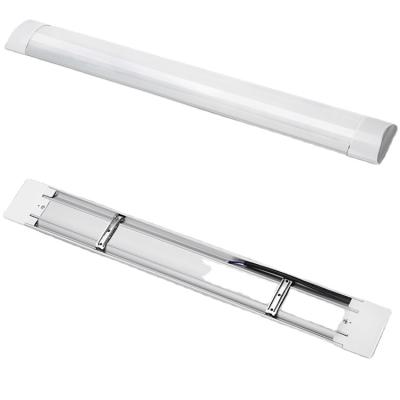 China Warehouse Led Tube Dust Proof Light Fixture 9W 18W 36W 40W 60W 4FT PC LED Batten Streamlined Fixture Lamp Tube Light for sale