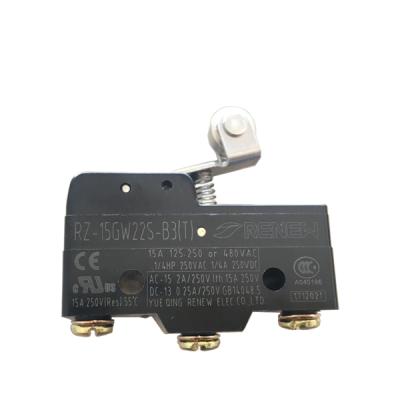 China Wholesale RZ-15GW22-B 15A Electrical Basic 250VAC Approved Micro Door Switch RZ for sale