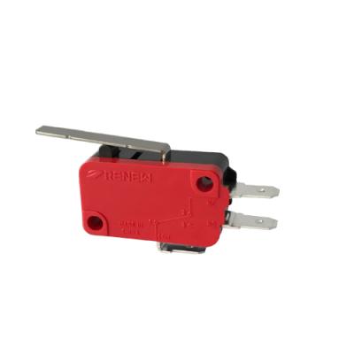 China Stainless Steel Lever Type Micro Switch Inching Micro Switch Microinterruptor De for sale