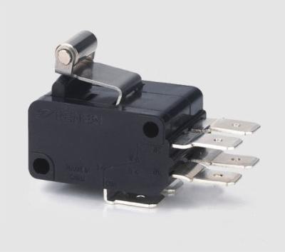 China PBT Double Gang Combined Type DPDT Micro Switch Bipolar Micro Switch for sale