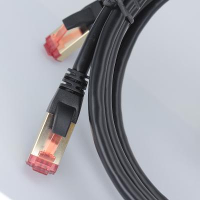 China 100% solid copper conductor sftp cat6a 26awg rj45 patch cable for sale