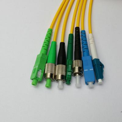 China Dual Modem Networking 3m Outdoor Multimode Armored 2 Core G655 Single Mode Fiber Optic Cable for sale