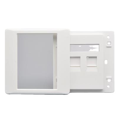 China ABS/PC Utp Us 1 With 86*86mm Usb Outlet Ethernet Wall Socket 120 Type Network Faceplate for sale