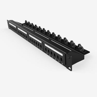 China Communication mount for high density jack coupler ports fiber commscope mpo patch panel for sale