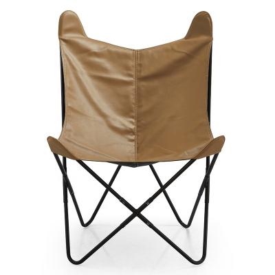 China Cooling Fabric Butterfly Dining Leisure Chair Modern Folding for sale