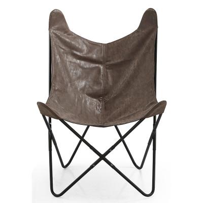 China Fabric Leisure Butterfly Lounge Chair Comfortable Cooling Chair for sale