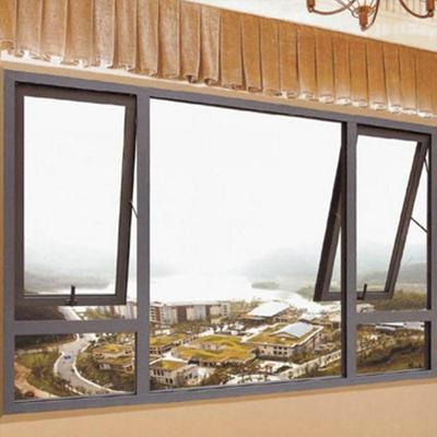 China Insulating Glass Window Double Swing Aluminum Alloy Design Full Automatic Electric Lift-Up Window for sale