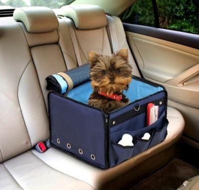 China Sustainable Dog Pet Cat Car Seat Small Pet Carrier Pets Booster Carrier for sale