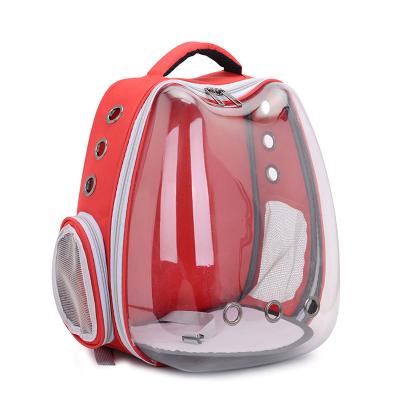 China Airline Approved Travel Bag Pet Carrier Backpack Portable Transparent Full View Capsule Breathable for sale