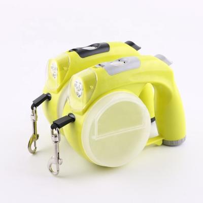 China Sustainable Retractable Leash for Dogs - Comes with Bowl, Treat Storage, Baggie Dispenser, LED Light and Clock for sale