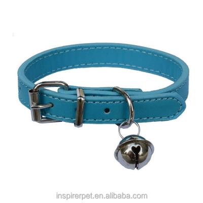 China Sustainable Fashion Leather Pet Collars For Cats, Baby Puppies Dogs for sale