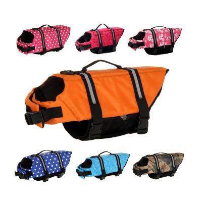 China Pet Viable Adjustable Reflective Vest Safety Jacket Dog Life Jacket Pet Swimming Life Vest for sale