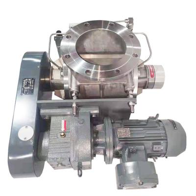 China Customized Electric Butterfly Rotary Feeder Valve Airlock Actuator For Dust Collector for sale