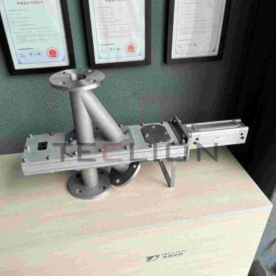 China Stainless steel line changing valve suitable for dilute phase pneumatic conveying or gravity unloading for sale