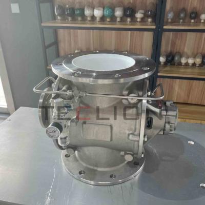 China High pressure pneumatic conveying dedicated rotary valve | 304 stainless steel material | ANSI flange drilling (PN10/150lbs) for sale