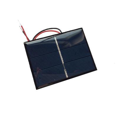 China 80x60 mm 1.5V 400mA Epoxy Mini Solar Panel with wire XRE-80x60-1.5v400mA for sale