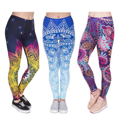 China Breathable Premium Quality Compression Yoga Leggings Printed Yoga Leggings Recycle Polyamide High Standard Leggings for sale