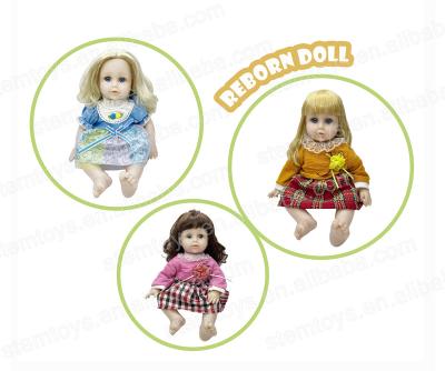 China Hot New 41cm Real Silicone Handmade Silicone Reborn Baby Dolls w/ IC Customizable Gift For Doll Stem Toys For School for sale