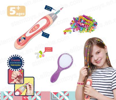 China high quality & Eco-Friendly DIY Toys Hair Beader Machine Handcraft Gift Rod Toys Superdry Grow Future Thinking Toys For Girls for sale