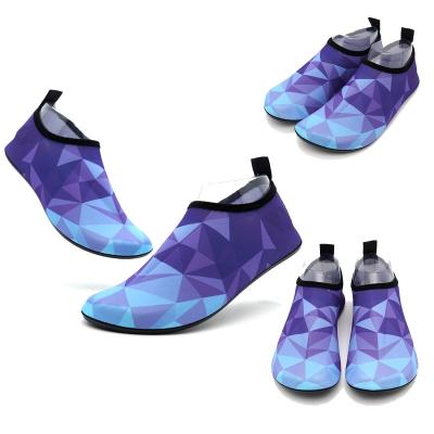 China New original design non-slip beautiful print women's water shoes breathable quick-drying swimming shoes factory direct supply for sale