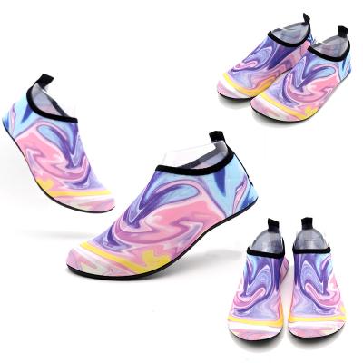 China New original design non-slip beautiful print women's water shoes breathable quick-drying swimming shoes factory direct supply for sale