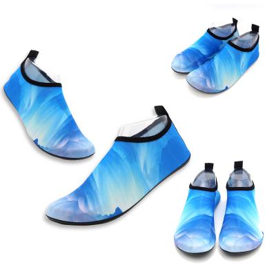 China New original design non-slip beautiful print women's water shoes breathable quick-drying swimming shoes factory direct supply for sale