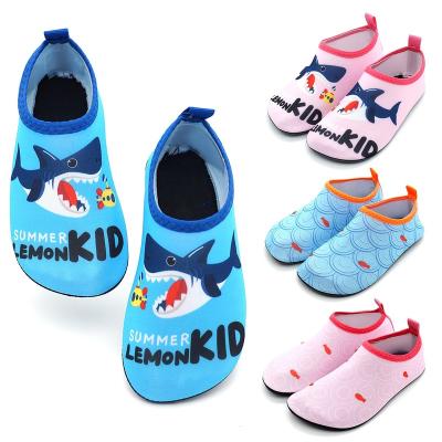 China Wholesale cheap non-slip popular cute animal decor outdoor factory price kid sports equipment swimming pool kids water shoes for sale