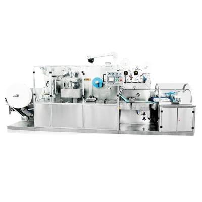 China Hotels 5-30 Pcs Per Full Automatic Wet Package Wipes Folding And Packing Machine for sale